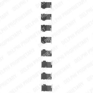 DELPHI LX0126 Комплектующие, колодки дискового тормоза для MITSUBISHI CANTER (Митсубиши/митсубиси Cантэр) DELPHI LX0126 Комплектующие, колодки дискового тормоза для MITSUBISHI CANTER (Митсубиши/митсубиси Cантэр)