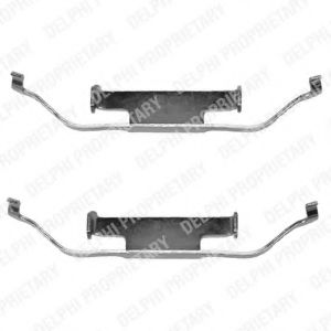 DELPHI LX0136 Комплектующие, колодки дискового тормоза для BMW 7 (Бмв 7) DELPHI LX0136 Комплектующие, колодки дискового тормоза для BMW 7 (Бмв 7)