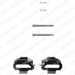 DELPHI LX0162 Комплектующие, колодки дискового тормоза для FORD MONDEO (Форд Мондэо) DELPHI LX0162 Комплектующие, колодки дискового тормоза для FORD MONDEO (Форд Мондэо)