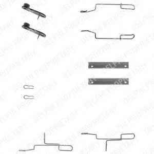 DELPHI LX0168 Комплектующие, колодки дискового тормоза для CITROëN (Cитроëн) DELPHI LX0168 Комплектующие, колодки дискового тормоза для CITROëN (Cитроëн)