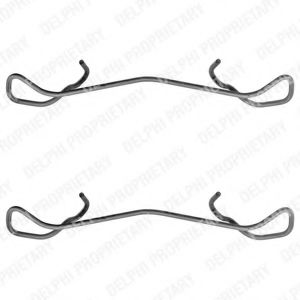 DELPHI LX0169 Комплектующие, колодки дискового тормоза для CITROëN (Cитроëн) DELPHI LX0169 Комплектующие, колодки дискового тормоза для CITROëN (Cитроëн)