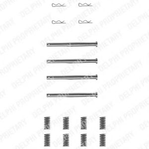 DELPHI LX0177 Комплектующие, колодки дискового тормоза для LADA NIVA (Лада Нива) DELPHI LX0177 Комплектующие, колодки дискового тормоза для LADA NIVA (Лада Нива)
