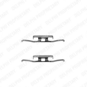 DELPHI LX0198 Комплектующие, колодки дискового тормоза для BMW 7 (Бмв 7) DELPHI LX0198 Комплектующие, колодки дискового тормоза для BMW 7 (Бмв 7)