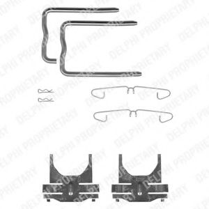 DELPHI LX0220 Комплектующие, колодки дискового тормоза для SAAB (Сааб) DELPHI LX0220 Комплектующие, колодки дискового тормоза для SAAB (Сааб)