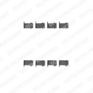 DELPHI LX0226 Комплектующие, колодки дискового тормоза для MITSUBISHI LANCER IV (Митсубиши/митсубиси Ланcэр иv) DELPHI LX0226 Комплектующие, колодки дискового тормоза для MITSUBISHI LANCER IV (Митсубиши/митсубиси Ланcэр иv)