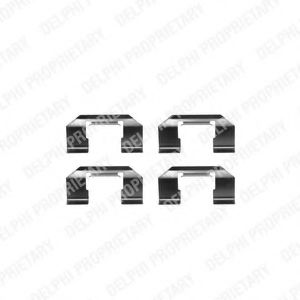 DELPHI LX0232 Комплектующие, колодки дискового тормоза для NISSAN PRIMERA (Ниссан Примера) DELPHI LX0232 Комплектующие, колодки дискового тормоза для NISSAN PRIMERA (Ниссан Примера)