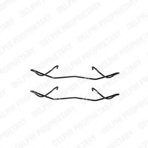DELPHI LX0236 Комплектующие, колодки дискового тормоза для FORD KUGA II (Форд Куга 2) DELPHI LX0236 Комплектующие, колодки дискового тормоза для FORD KUGA II (Форд Куга 2)