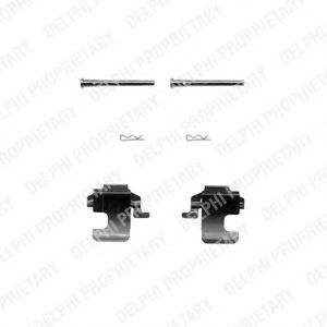 DELPHI LX0270 Комплектующие, колодки дискового тормоза для FIAT 500 C (Фиат 500 c) DELPHI LX0270 Комплектующие, колодки дискового тормоза для FIAT 500 C (Фиат 500 c)