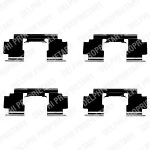 DELPHI LX0301 Комплектующие, колодки дискового тормоза для ROVER 400 (Ровер 400) DELPHI LX0301 Комплектующие, колодки дискового тормоза для ROVER 400 (Ровер 400)