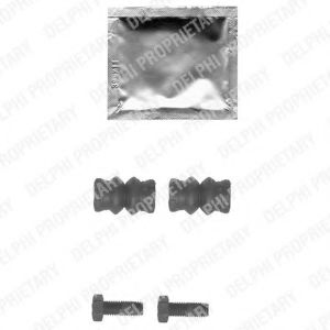 DELPHI LX0327 комплект принадлежностей, тормозной суппорт для SUZUKI SX4 (Сузуки Сх4) DELPHI LX0327 комплект принадлежностей, тормозной суппорт для SUZUKI SX4 (Сузуки Сх4)