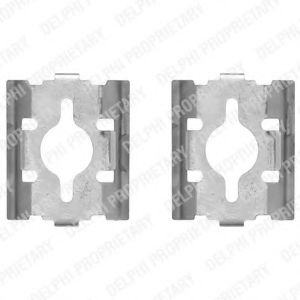 DELPHI LX0328 Комплектующие, колодки дискового тормоза для FIAT (Фиат) DELPHI LX0328 Комплектующие, колодки дискового тормоза для FIAT (Фиат)