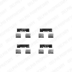 DELPHI LX0329 Комплектующие, колодки дискового тормоза для ROVER 400 (Ровер 400) DELPHI LX0329 Комплектующие, колодки дискового тормоза для ROVER 400 (Ровер 400)