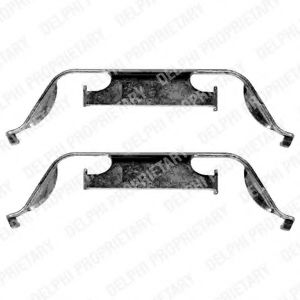 DELPHI LX0331 Комплектующие, колодки дискового тормоза для BMW (Бмв) DELPHI LX0331 Комплектующие, колодки дискового тормоза для BMW (Бмв)