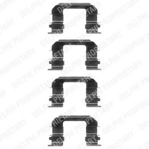 DELPHI LX0349 Комплектующие, колодки дискового тормоза для DAEWOO LACETTI (Дэу Лачетти) DELPHI LX0349 Комплектующие, колодки дискового тормоза для DAEWOO LACETTI (Дэу Лачетти)