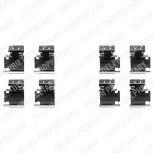 DELPHI LX0354 Комплектующие, колодки дискового тормоза для VOLKSWAGEN (Фольксваген) DELPHI LX0354 Комплектующие, колодки дискового тормоза для VOLKSWAGEN (Фольксваген)