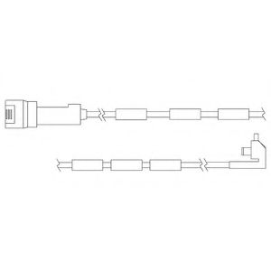 DELPHI LZ0106 Контрольный контакт, контроль слоя тормозных колодок для OPEL OMEGA A (Опель Омэга а) DELPHI LZ0106 Контрольный контакт, контроль слоя тормозных колодок для OPEL OMEGA A (Опель Омэга а)
