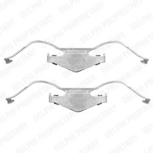 DELPHI LX0353 Комплектующие, колодки дискового тормоза для OPEL (Опель) DELPHI LX0353 Комплектующие, колодки дискового тормоза для OPEL (Опель)