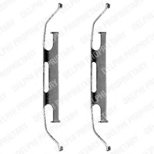 DELPHI LX0360 Комплектующие, колодки дискового тормоза для VOLKSWAGEN (Фольксваген) DELPHI LX0360 Комплектующие, колодки дискового тормоза для VOLKSWAGEN (Фольксваген)
