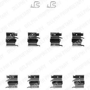 DELPHI LX0366 Комплектующие, колодки дискового тормоза для SUZUKI GRAND VITARA I (Сузуки Гранд витара 1) DELPHI LX0366 Комплектующие, колодки дискового тормоза для SUZUKI GRAND VITARA I (Сузуки Гранд витара 1)