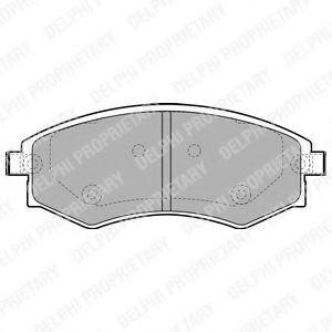 DELPHI LP1928 Тормозные колодки для SSANGYONG REXTON (Сан-янг/санянг Рекстон) DELPHI LP1928 Тормозные колодки для SSANGYONG REXTON (Сан-янг/санянг Рекстон)