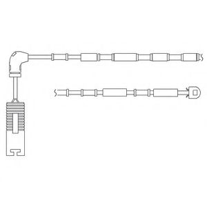 DELPHI LZ0151 Контрольный контакт, контроль слоя тормозных колодок для BMW (Бмв) DELPHI LZ0151 Контрольный контакт, контроль слоя тормозных колодок для BMW (Бмв)