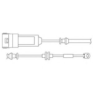DELPHI LZ0166 Контрольный контакт, контроль слоя тормозных колодок для OPEL (Опель) DELPHI LZ0166 Контрольный контакт, контроль слоя тормозных колодок для OPEL (Опель)
