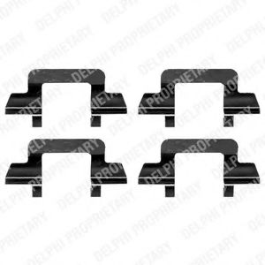 DELPHI LX0365 Комплектующие, колодки дискового тормоза для CITROëN (Cитроëн) DELPHI LX0365 Комплектующие, колодки дискового тормоза для CITROëN (Cитроëн)