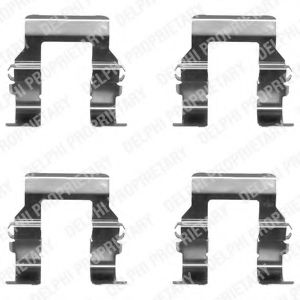DELPHI LX0367 Комплектующие, колодки дискового тормоза для MITSUBISHI SIGMA (Митсубиши/митсубиси Сигма) DELPHI LX0367 Комплектующие, колодки дискового тормоза для MITSUBISHI SIGMA (Митсубиши/митсубиси Сигма)
