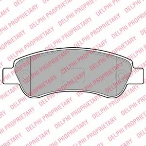 DELPHI LP1994 Тормозные колодки для FIAT (Фиат) DELPHI LP1994 Тормозные колодки для FIAT (Фиат)
