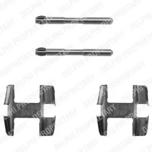 DELPHI LX0117 Комплектующие, колодки дискового тормоза для ALFA-ROMEO (Алфа-ромэо) DELPHI LX0117 Комплектующие, колодки дискового тормоза для ALFA-ROMEO (Алфа-ромэо)