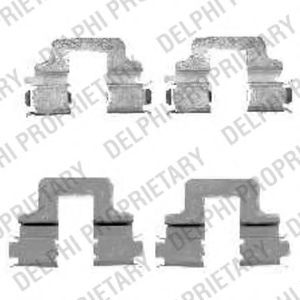 DELPHI LX0480 Комплектующие, колодки дискового тормоза для VOLVO S60 II (Вольво S60 2) DELPHI LX0480 Комплектующие, колодки дискового тормоза для VOLVO S60 II (Вольво S60 2)