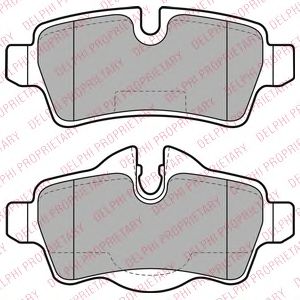 DELPHI LP2022 Тормозные колодки для MINI MINI CLUBVAN (Мини Мини cлубvан) DELPHI LP2022 Тормозные колодки для MINI MINI CLUBVAN (Мини Мини cлубvан)
