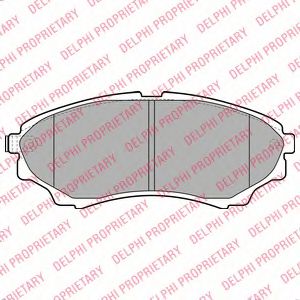 DELPHI LP2036 Тормозные колодки для MAZDA PROCEED/DRIFTER (Мазда Просид/дрифтэр) DELPHI LP2036 Тормозные колодки для MAZDA PROCEED/DRIFTER (Мазда Просид/дрифтэр)