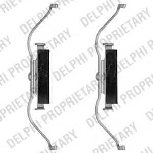 DELPHI LX0490 Комплектующие, колодки дискового тормоза для VOLKSWAGEN T4 MULTIVAN (Фольксваген Т4 мултиvан) DELPHI LX0490 Комплектующие, колодки дискового тормоза для VOLKSWAGEN T4 MULTIVAN (Фольксваген Т4 мултиvан)