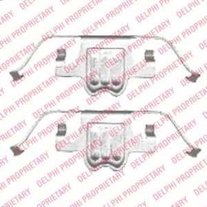DELPHI LX0406 Комплектующие, колодки дискового тормоза для BMW (Бмв) DELPHI LX0406 Комплектующие, колодки дискового тормоза для BMW (Бмв)