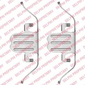 DELPHI LX0494 Комплектующие, колодки дискового тормоза для BMW (Бмв) DELPHI LX0494 Комплектующие, колодки дискового тормоза для BMW (Бмв)