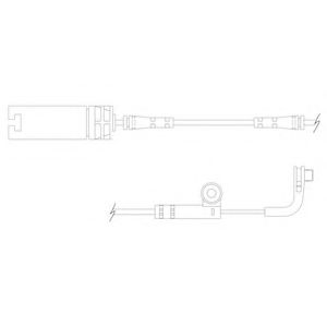 DELPHI LZ0170 Контрольный контакт, контроль слоя тормозных колодок для BMW (Бмв) DELPHI LZ0170 Контрольный контакт, контроль слоя тормозных колодок для BMW (Бмв)