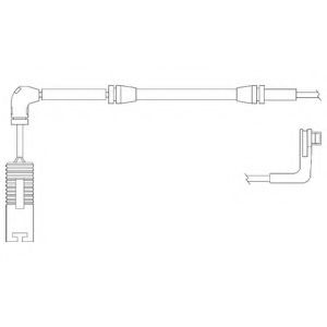 DELPHI LZ0171 Контрольный контакт, контроль слоя тормозных колодок для BMW (Бмв) DELPHI LZ0171 Контрольный контакт, контроль слоя тормозных колодок для BMW (Бмв)