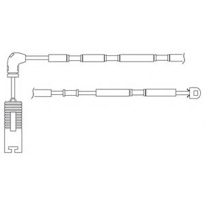 DELPHI LZ0182 Контрольный контакт, контроль слоя тормозных колодок для BMW (Бмв) DELPHI LZ0182 Контрольный контакт, контроль слоя тормозных колодок для BMW (Бмв)