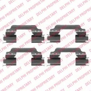 DELPHI LX0425 Комплектующие, колодки дискового тормоза для MERCEDES-BENZ CITAN (Мэрcэдэс-бэнз Cитан) DELPHI LX0425 Комплектующие, колодки дискового тормоза для MERCEDES-BENZ CITAN (Мэрcэдэс-бэнз Cитан)