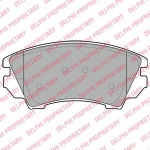 DELPHI LP2081 Тормозные колодки для OPEL CASCADA (Опель Cасcада) DELPHI LP2081 Тормозные колодки для OPEL CASCADA (Опель Cасcада)