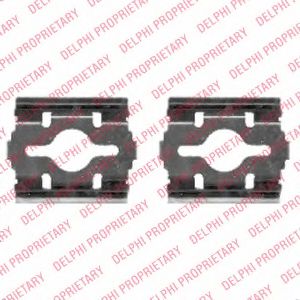 DELPHI LX0409 Комплектующие, колодки дискового тормоза для FIAT (Фиат) DELPHI LX0409 Комплектующие, колодки дискового тормоза для FIAT (Фиат)