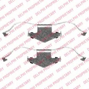 DELPHI LX0429 Комплектующие, колодки дискового тормоза для OPEL (Опель) DELPHI LX0429 Комплектующие, колодки дискового тормоза для OPEL (Опель)