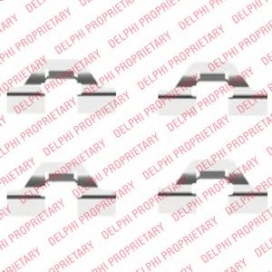 DELPHI LX0430 Комплектующие, колодки дискового тормоза для PEUGEOT 407 (Пежо 407) DELPHI LX0430 Комплектующие, колодки дискового тормоза для PEUGEOT 407 (Пежо 407)
