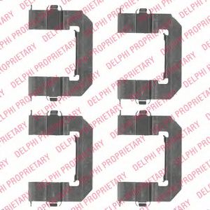 DELPHI LX0501 Комплектующие, колодки дискового тормоза для CHEVROLET (Шевроле) DELPHI LX0501 Комплектующие, колодки дискового тормоза для CHEVROLET (Шевроле)