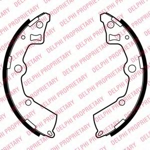 DELPHI LS2005 Тормозные колодоки 