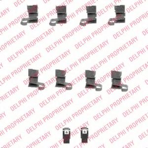 DELPHI LX0432 Комплектующие, колодки дискового тормоза для SUZUKI (Сузуки) DELPHI LX0432 Комплектующие, колодки дискового тормоза для SUZUKI (Сузуки)