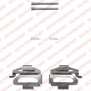 DELPHI LX0380 Комплектующие, колодки дискового тормоза для CITROËN XM (CитроËн Хм) DELPHI LX0380 Комплектующие, колодки дискового тормоза для CITROËN XM (CитроËн Хм)