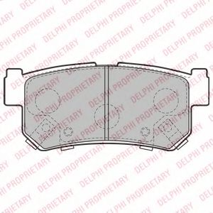 DELPHI LP2127 Тормозные колодки для SSANGYONG REXTON (Сан-янг/санянг Рекстон) DELPHI LP2127 Тормозные колодки для SSANGYONG REXTON (Сан-янг/санянг Рекстон)