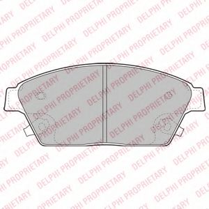 DELPHI LP2170 Тормозные колодки для OPEL AMPERA (Опель Ампэра) DELPHI LP2170 Тормозные колодки для OPEL AMPERA (Опель Ампэра)